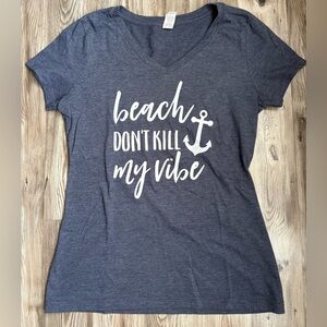 Beach themed t shirt